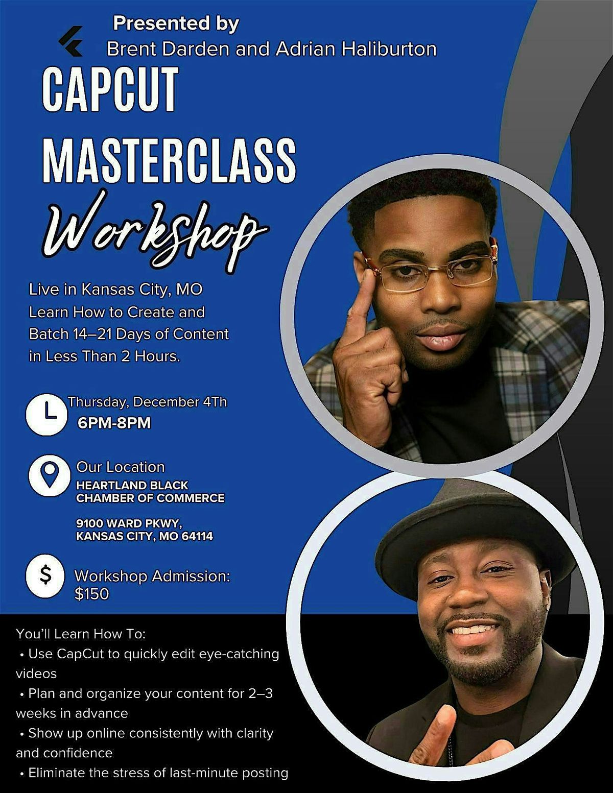 CapCut Masterclass, 4 December | Event in Kansas City | AllEvents