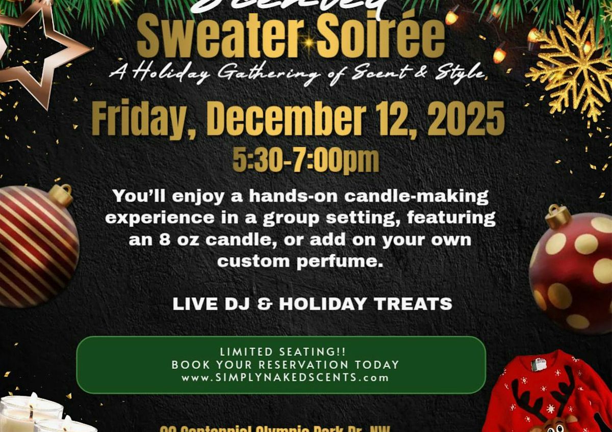 The Scented Sweater Soirée: A Holiday Gathering of Scent & Style, 12 December | Event in Atlanta | AllEvents