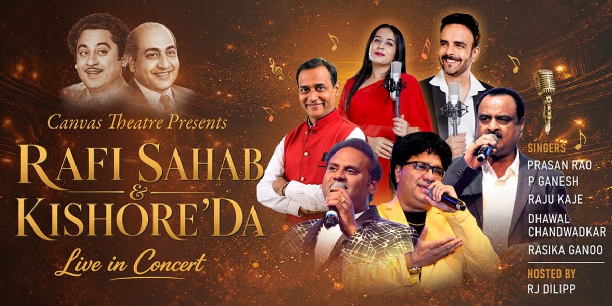 Rafi Sahab & Kishore'Da — event poster