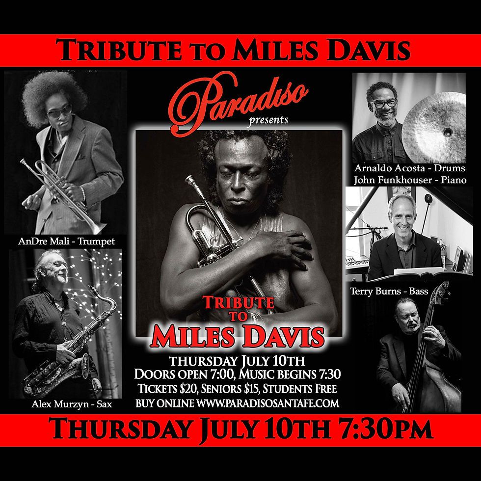 AnDre Mali - Miles Davis Tribute, 9 July | Event in Santa Fe | AllEvents