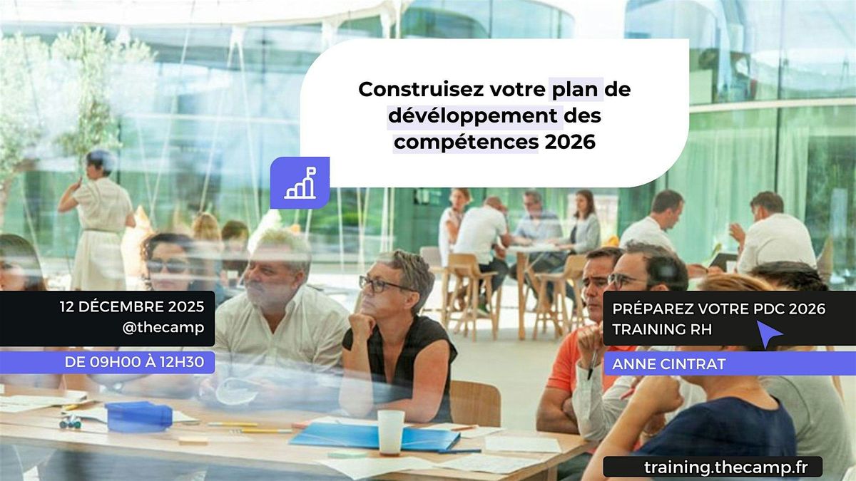 Construisez votre plan de développement des compétences 2026 à thecamp, 12 December | Event in Aix-en-Provence