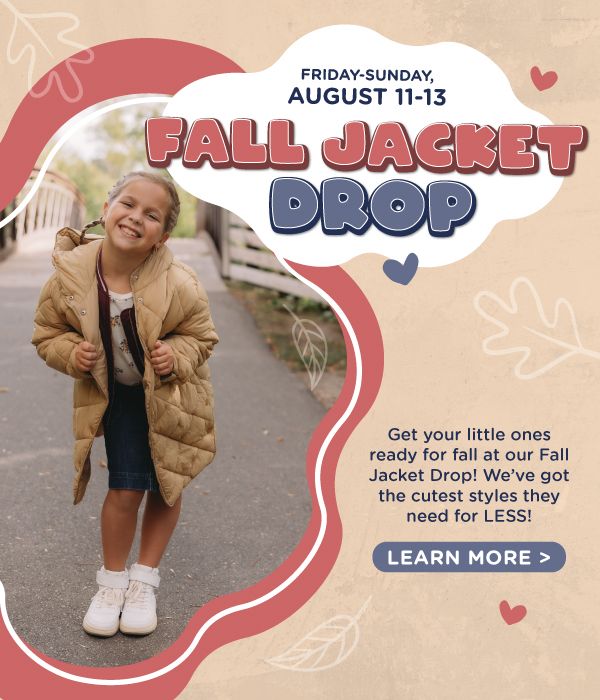 Fall Jacket Drop!, Once Upon A Child Maple Shade, NJ, 11 August to 13