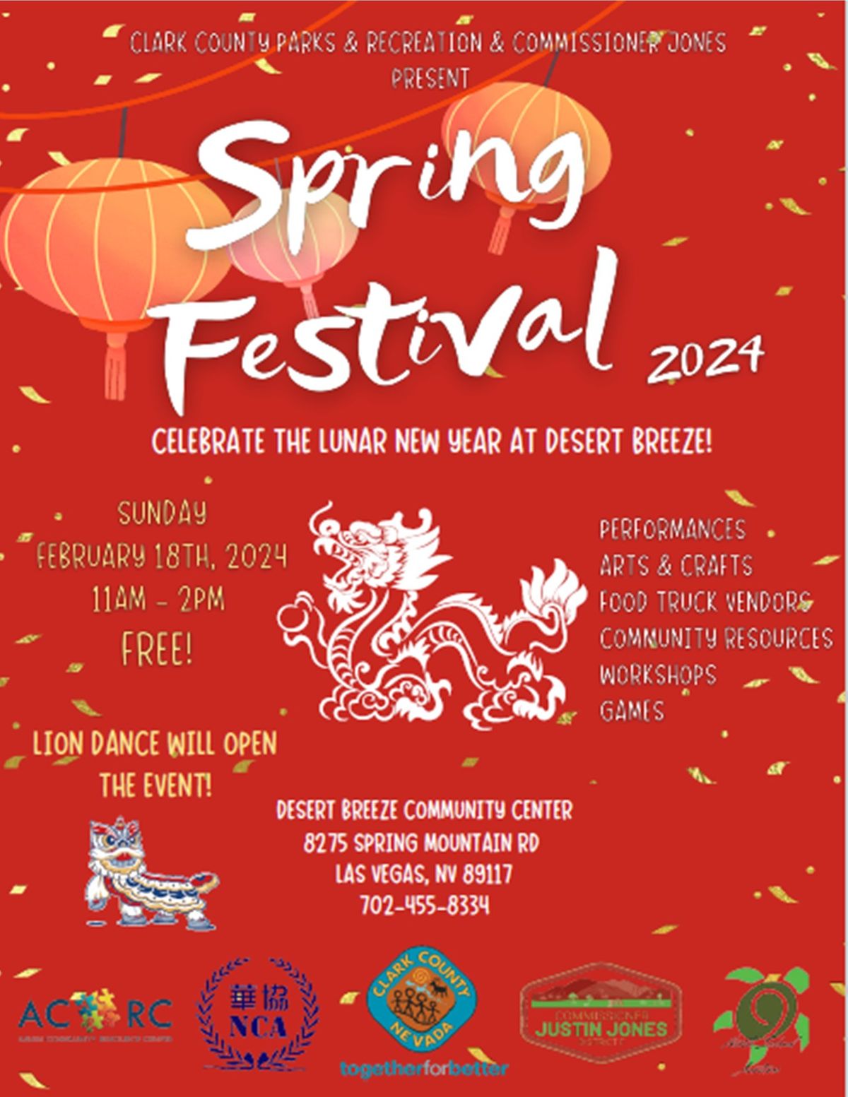 Spring Festival 2024, 18 February | Event in Las Vegas | AllEvents.in