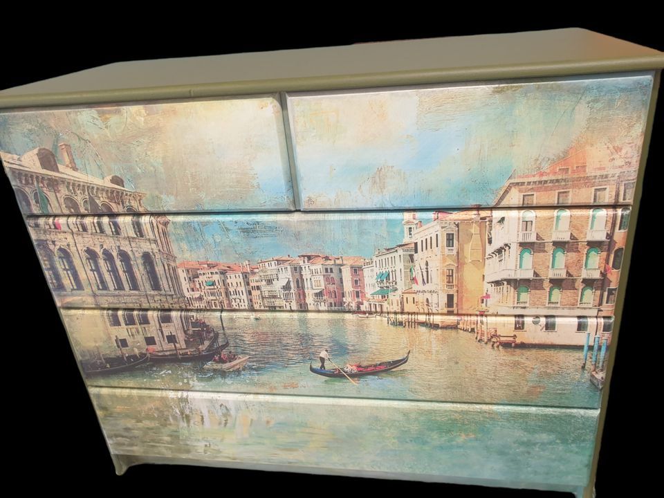 Furniture upcycling Con's creations craft shop, Kildare, May