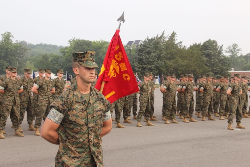 PLC Juniors, 2nd Inc, Completion Ceremony, Marine Corps Officer