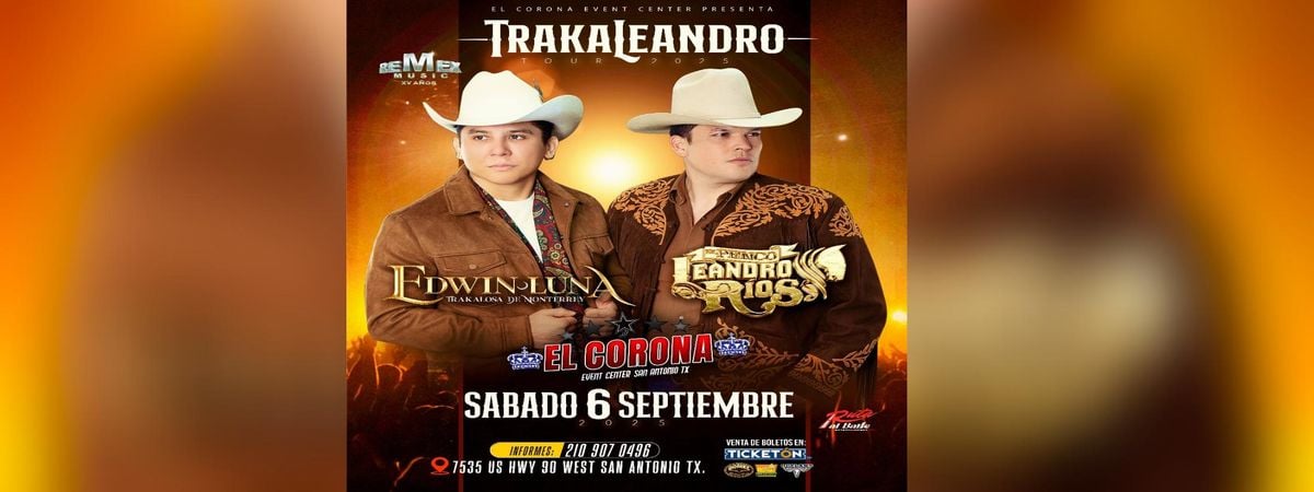 EDWIN LUNA Y LEANDRO RIOS , 6 September | Event in San Antonio | AllEvents