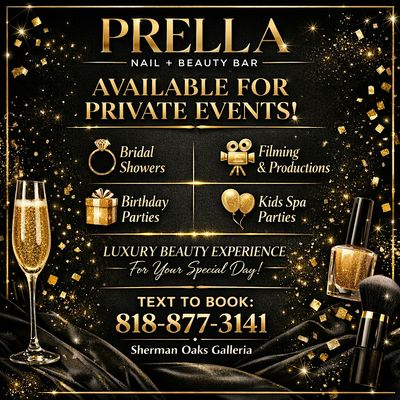 PRELLA Nail + Beauty Bar logo