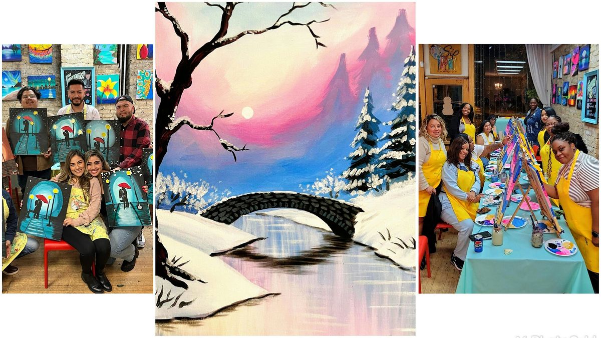 BYOB Sip & Paint Event - "Snowy Sunrise", 12 December | Event in Chicago | AllEvents