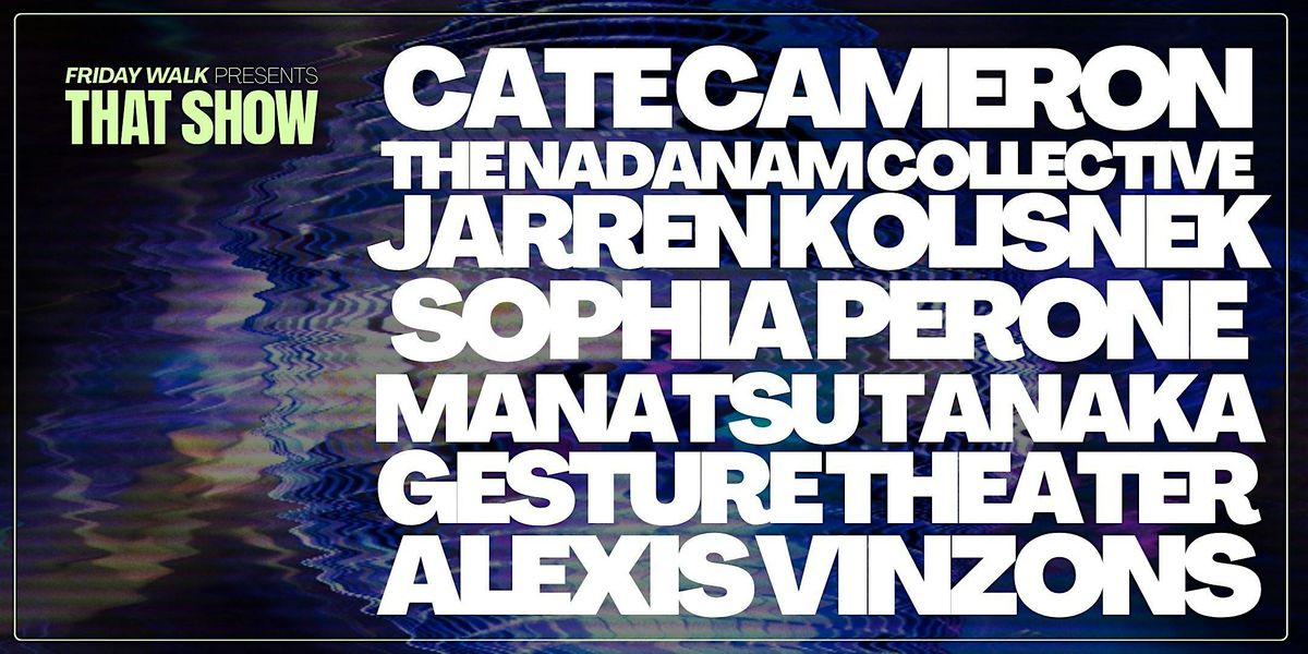 THAT SHOW: December 12, 2025, 12 December | Event in New York | AllEvents