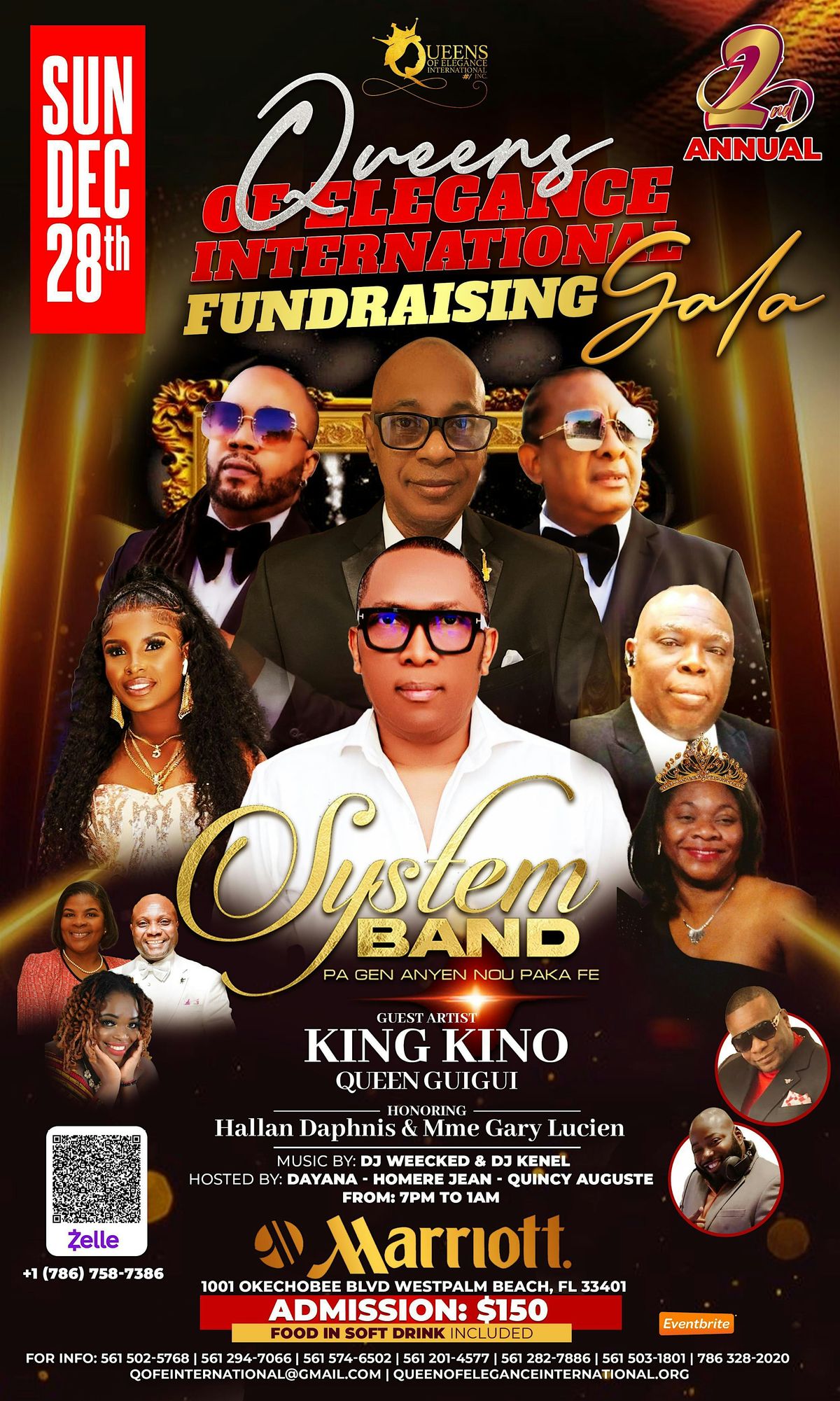 The second edition of the Queens of Elegance Gala Event., 28 December | Event in West Palm Beach | AllEvents