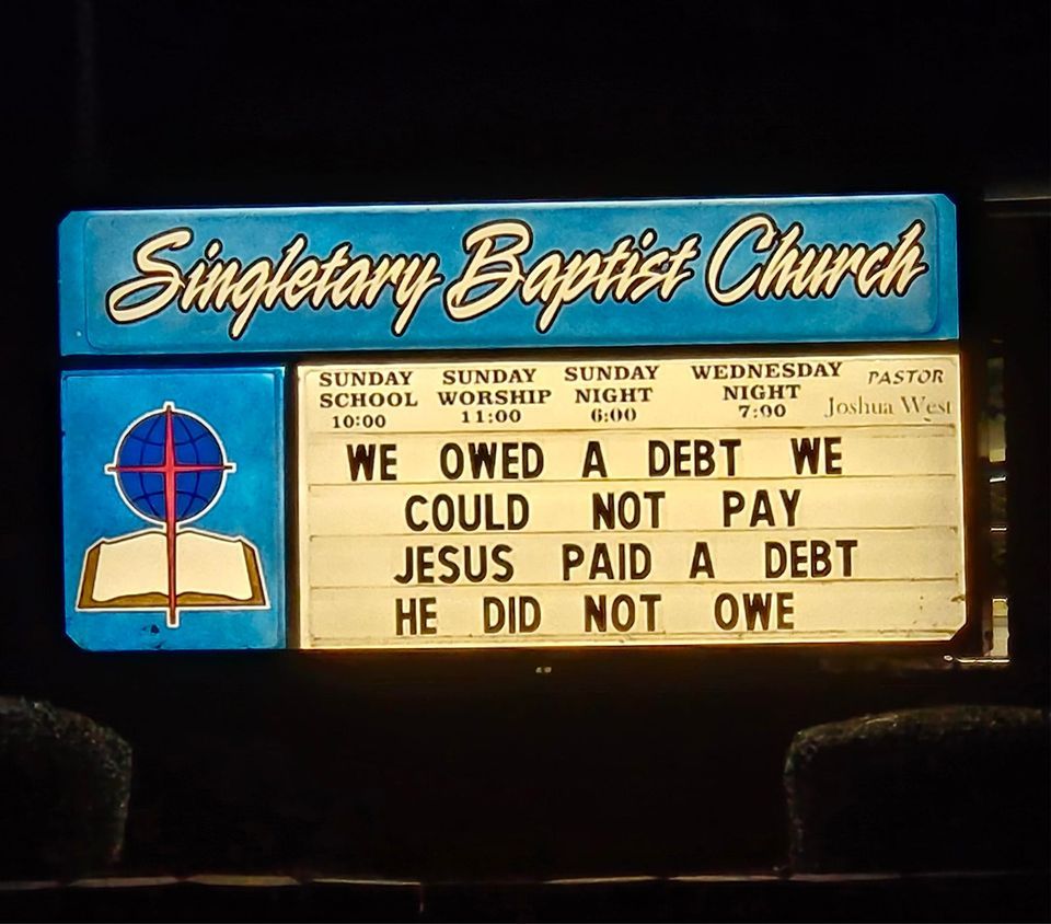 Behold, the Lamb of God, 4061 Singletary Church Road, Lumberton, NC, 24