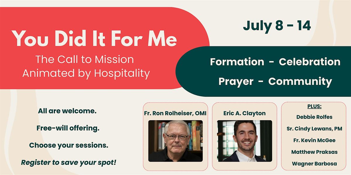 You Did It For Me: Festival of Faith 2026