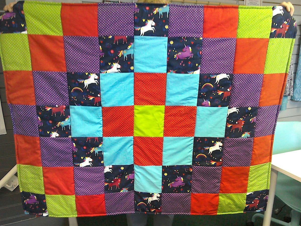 Beginners Machine Patchwork – Lap / Cot Quilt