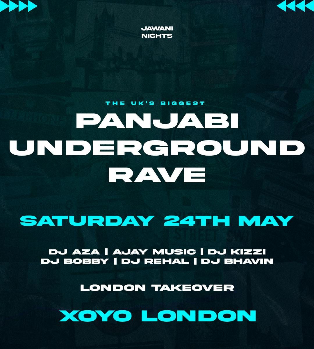 Jawani Nights London Takeover - Panjabi Rave [FINAL 200 TICKETS], 24 May | Event in London | AllEvents