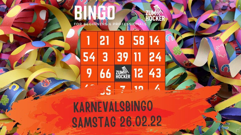 Bingoabend Karnevalsedition Zum Hocker Duisburg June 17 2022 