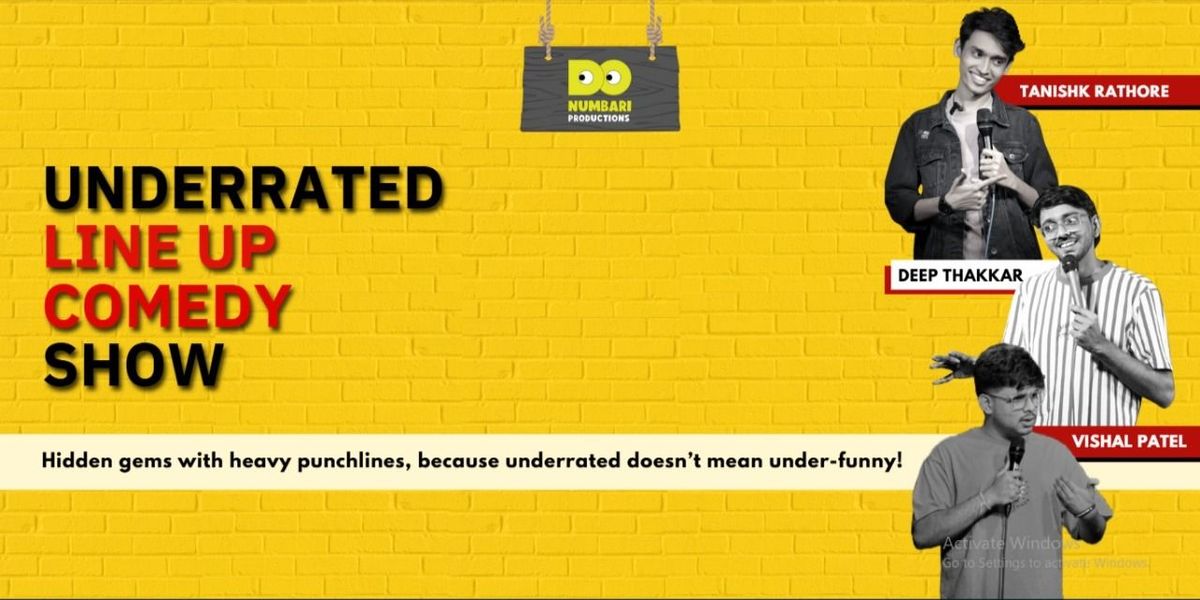 Underrated - Standup Comedy Line-up Show | Event in Surat | AllEvents