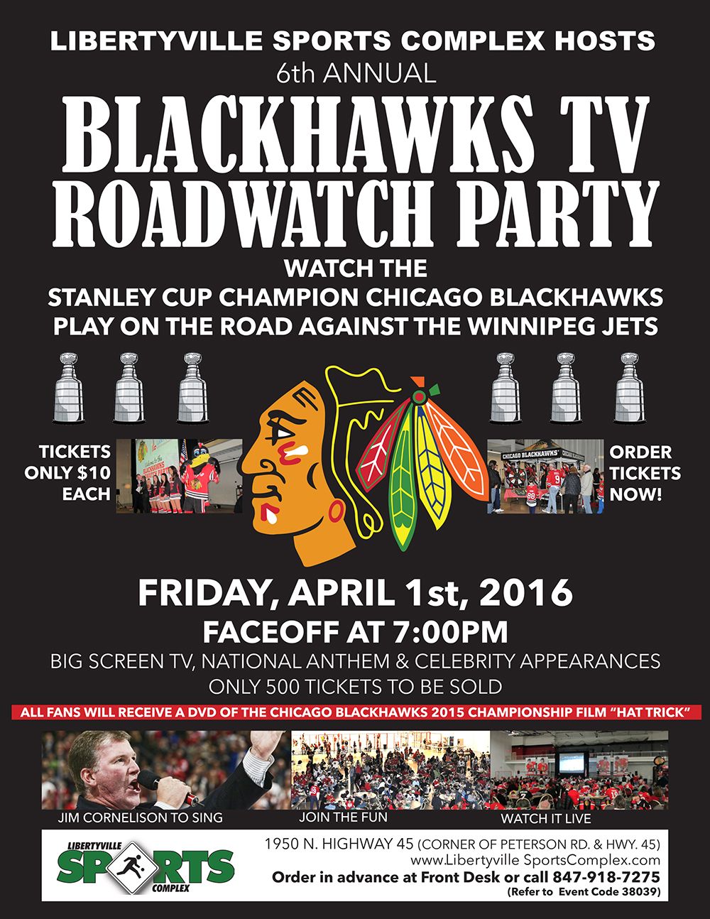 Chicago Blackhawks at Winnipeg Jets at Canada Life Centre, 30 October | Event in Winnipeg | AllEvents