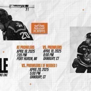 Danbury Hat Tricks at Port Huron Prowlers