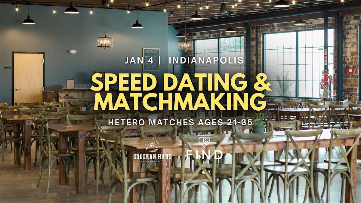 Speed Dating for Singles Ages 21-35 | Indianapolis, 4 January | Event in Indianapolis | AllEvents