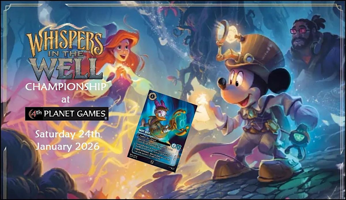 Disney Lorcana Whispers in the Well Championship, 24 January | Event in Wrexham | AllEvents