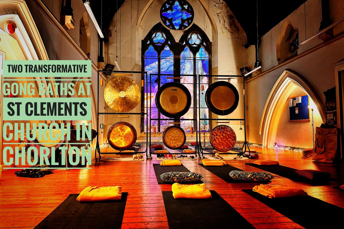 6.30pm Gong Bath at St. Clement's Church Upper Hall, Chorlton. £17, 6 December | Event in Chorlton-cum-Hardy