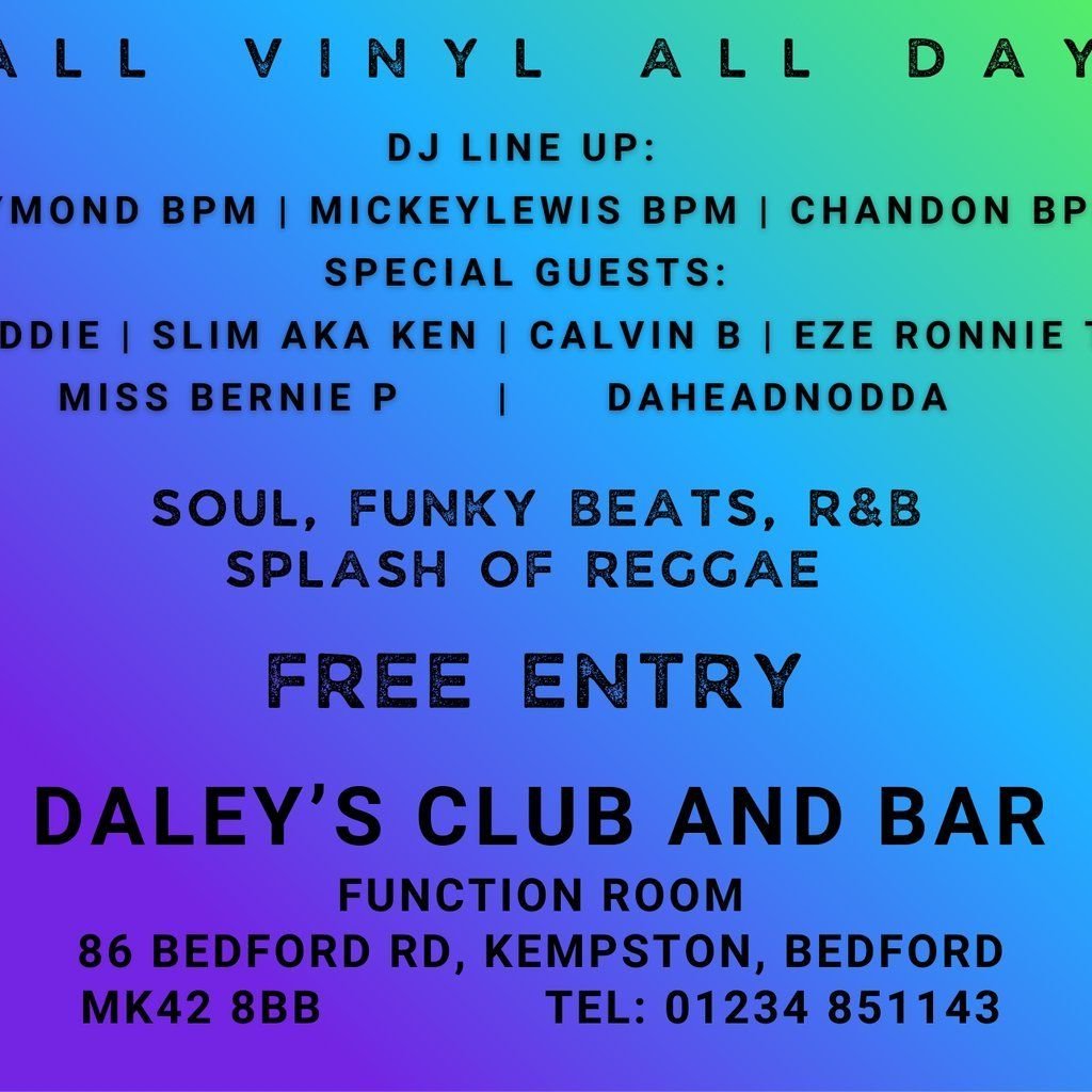 Funk & Soul ALL DAYER | Event in Bedford | AllEvents