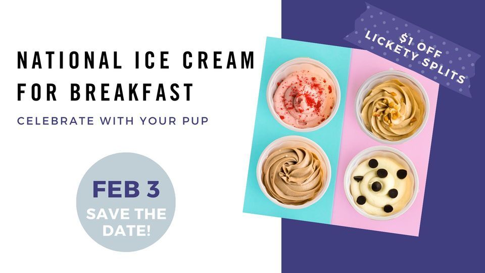 National Ice Cream for Breakfast Day (For Dogs), Three Dog Bakery Fargo