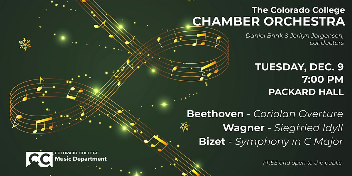 Colorado College Chamber Orchestra Concert, 9 December | Event in Colorado Springs | AllEvents