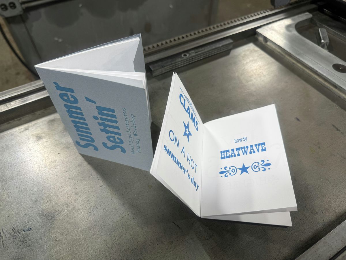 Metal Typesetting - Sat Jan 31 & Sun Feb 1, 2026, 31 January | Event in Carson | AllEvents