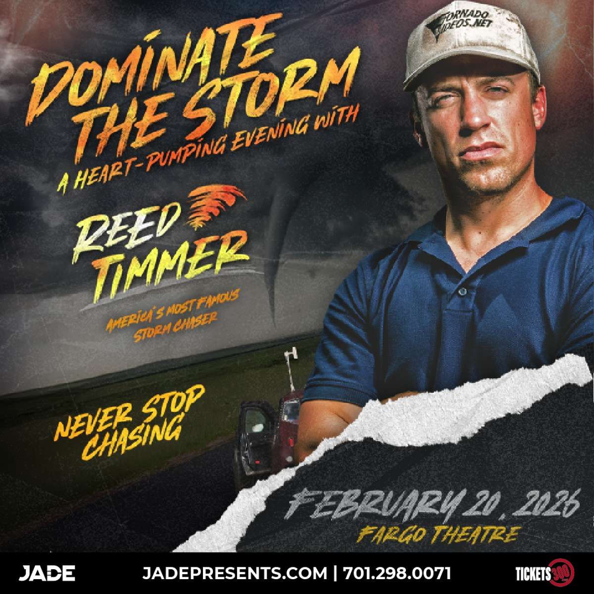 Reed Timmer: Dominate The Storm, 25 February | Event in Effingham | AllEvents