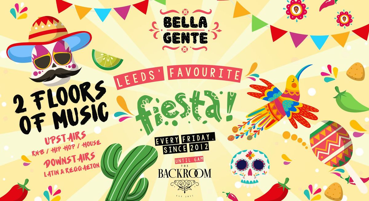 💃 La Fiesta | Bella Gente :: Reggaeton vs RnB &amp; Hip Hop @ The Backroom | Friday 16th May, 16 May