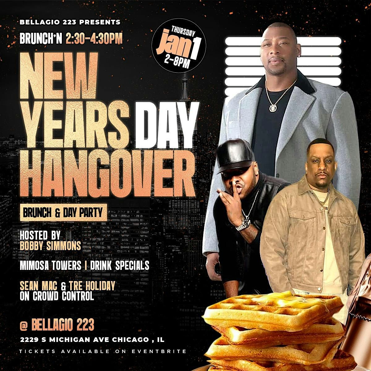NEW YEARS DAY HANGOVER BRUNCH, 1 January | Event in Chicago | AllEvents