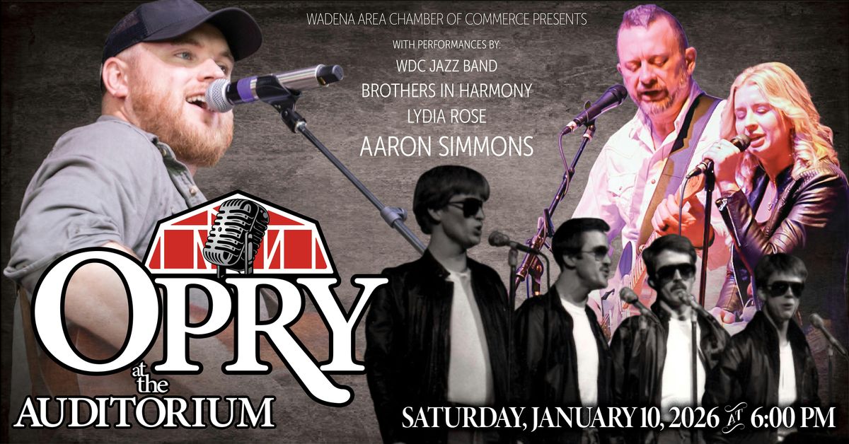 Opry at the Auditorium, 10 January | Event in Wadena | AllEvents