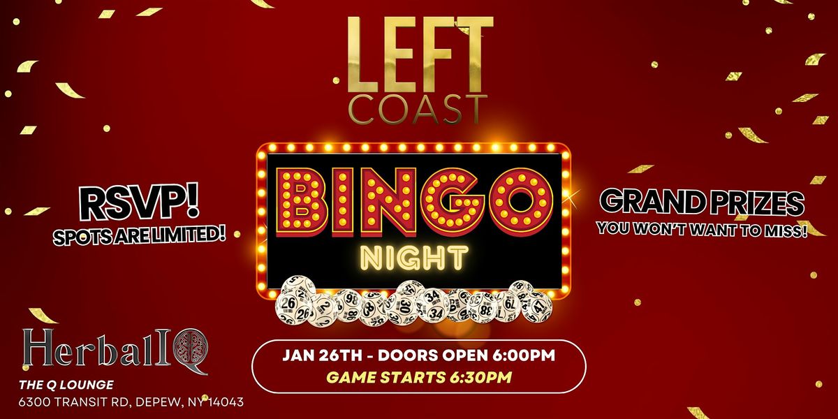 Left Coast BINGO Night