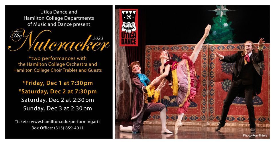 Nutcracker by Utica Dance and Hamilton College, Wellin Hall/Schambach Center for Music and the
