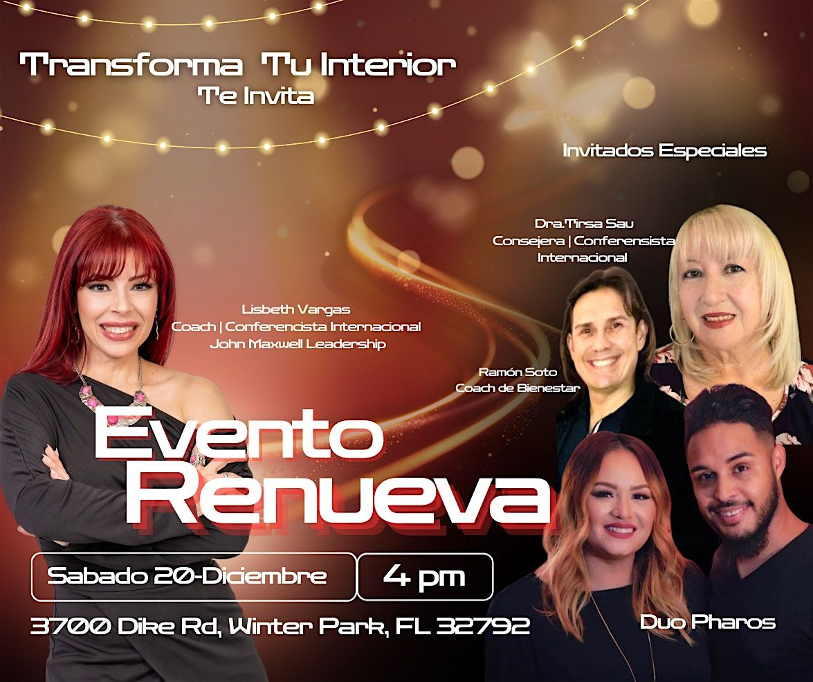 Evento Renueva, 20 December | Event in Winter Park | AllEvents