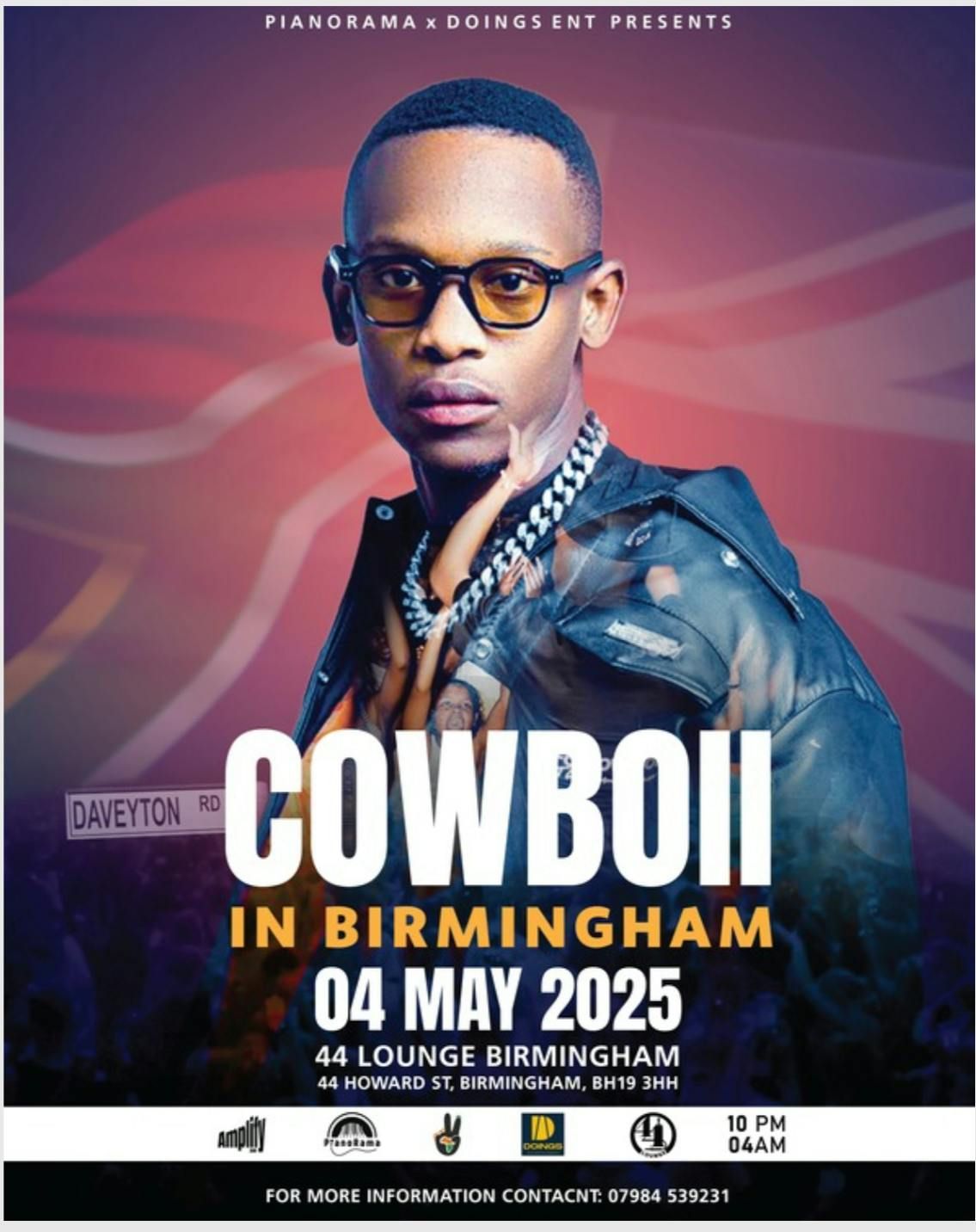 Pianorama Presents: CowBoii – Amapiano Bank Holiday Special, 4 May | Event in Birmingham | AllEvents