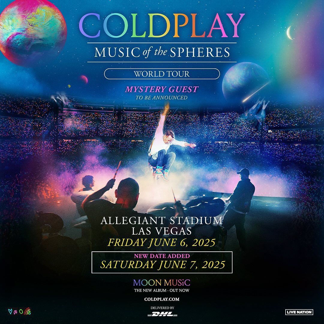 Coldplay Las Vegas Tickets, 6 June | Event in Las Vegas | AllEvents