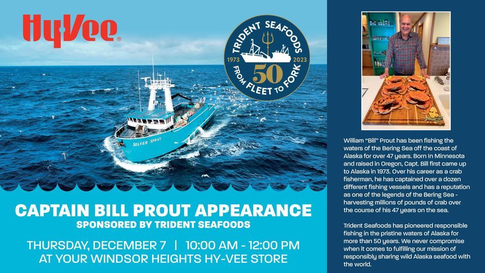 Captain Bill Prout Appearance at your Windsor Heights HyVee!, HyVee