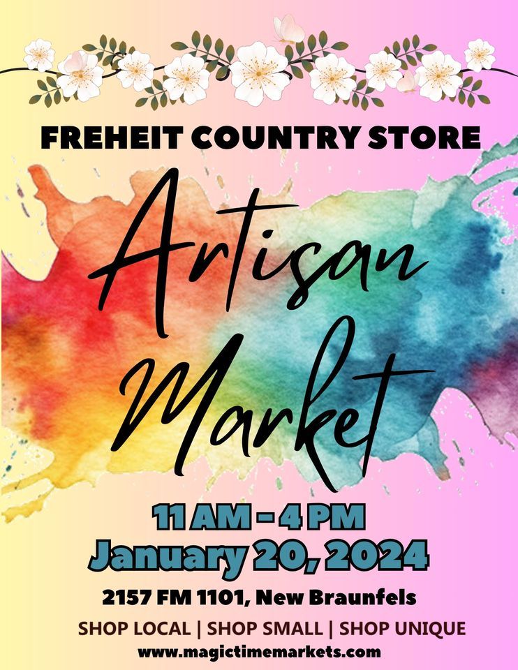 Freiheit Artisan Market, Freiheit Country Store, New Braunfels, January