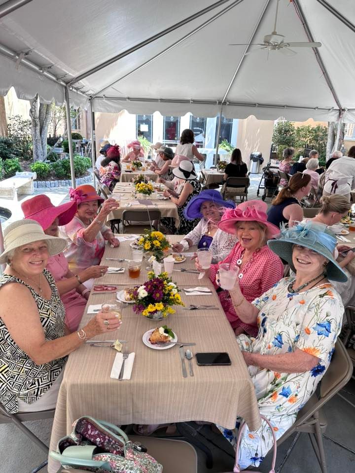 Tea Room, Grace Church Cathedral in the city of Charleston, SC, June 1