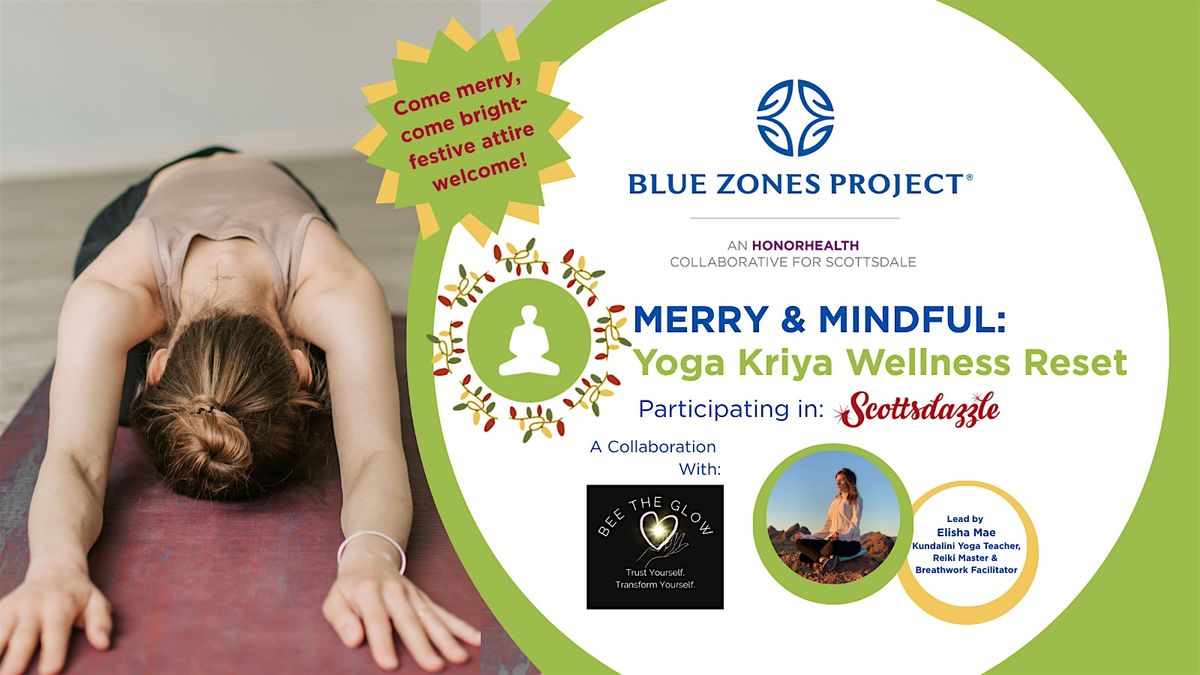 Merry & Mindful Yoga: A Power 9 Holiday Wellness Reset w/ BZP Scottsdale, 6 December | Event in Scottsdale