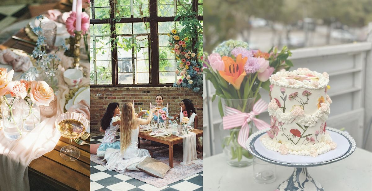 Cake Decorating Class & Tea Party | Pressed Florals Heart Cake, 12 April | Event in Magnolia | AllEvents