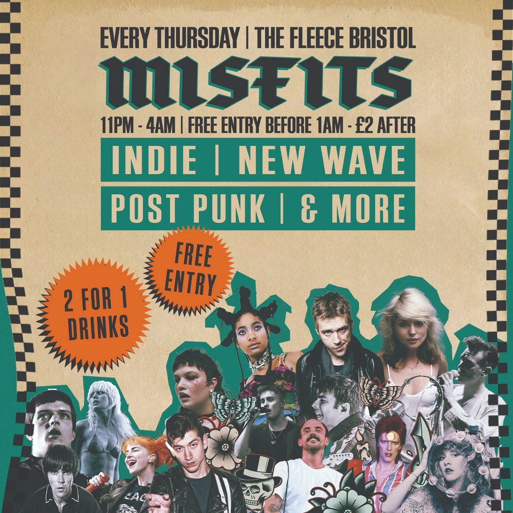 MISFITS - Bristol's newest alt Thursday club night, 22 May | Event in Bristol | AllEvents