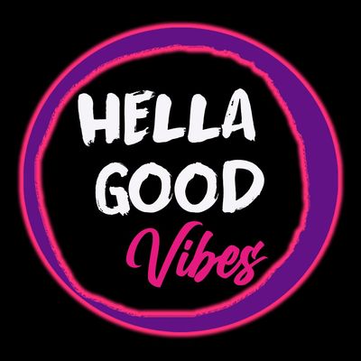 HELLA GOOD VIBES logo
