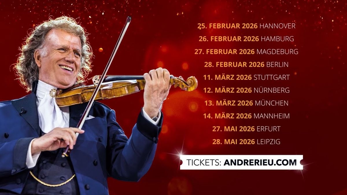 André Rieu Erfurt Tickets, 27 May | Event in Erfurt | AllEvents