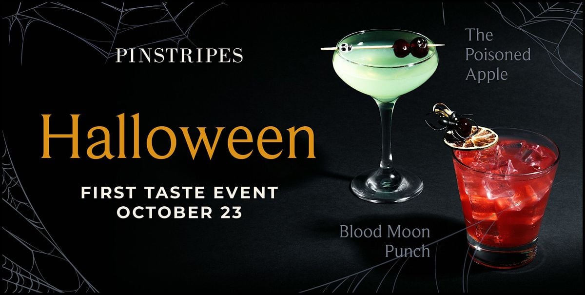 Halloween Drink Menu First Taste