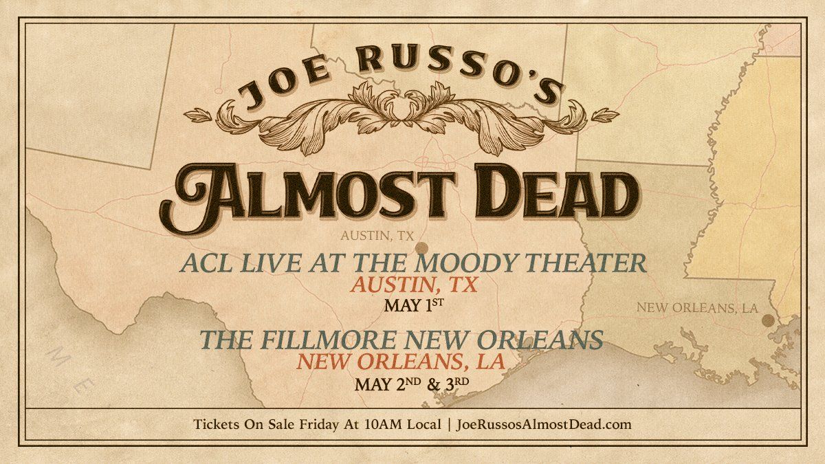 Joe Russo's Almost Dead at Fillmore New Orleans | Event in New Orleans | AllEvents
