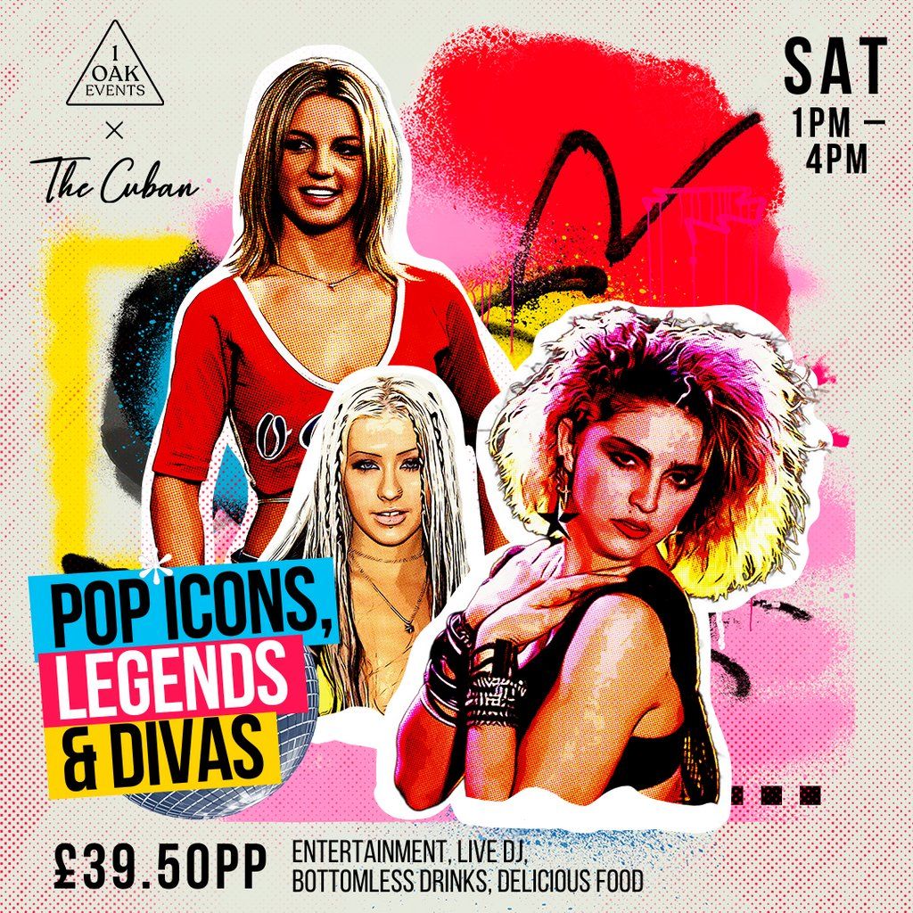 Pop Icons, Legends & Divas Bottomless Brunch, 23 May | Event in Canterbury | AllEvents