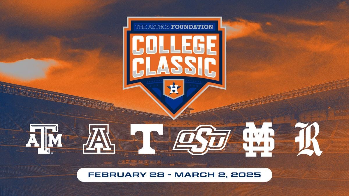 Astros Foundation College Classic at Daikin Park, 28 February | Event in Houston | AllEvents